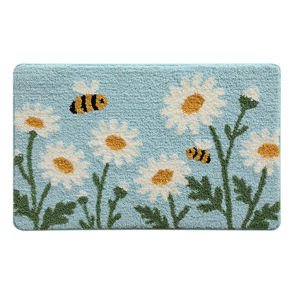 Blumenmusterte Badmatte Brehn