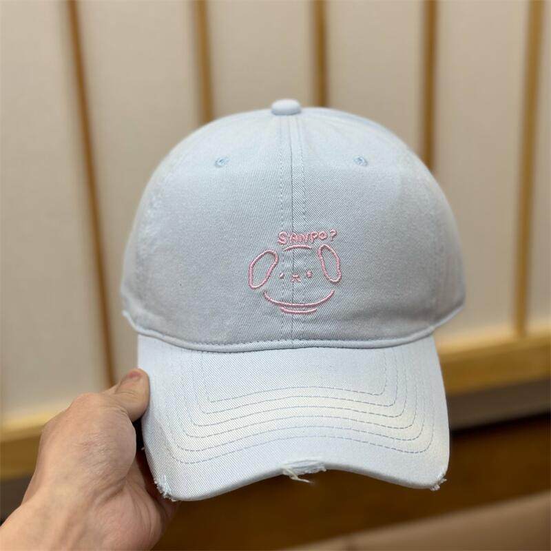 Damen Freizeit Charakter-Stickerei Baseball-Cap Brehn