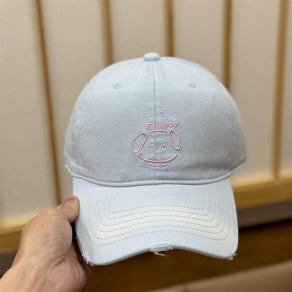 Damen Freizeit Charakter-Stickerei Baseball-Cap Brehn