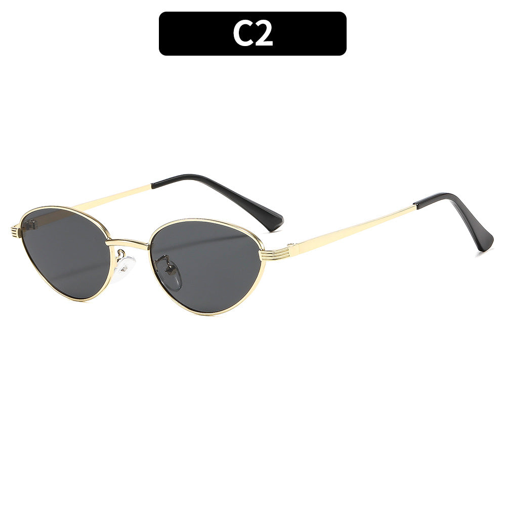 Vintage-inspirierte Cat-Eye Sonnenbrille Schicker Look