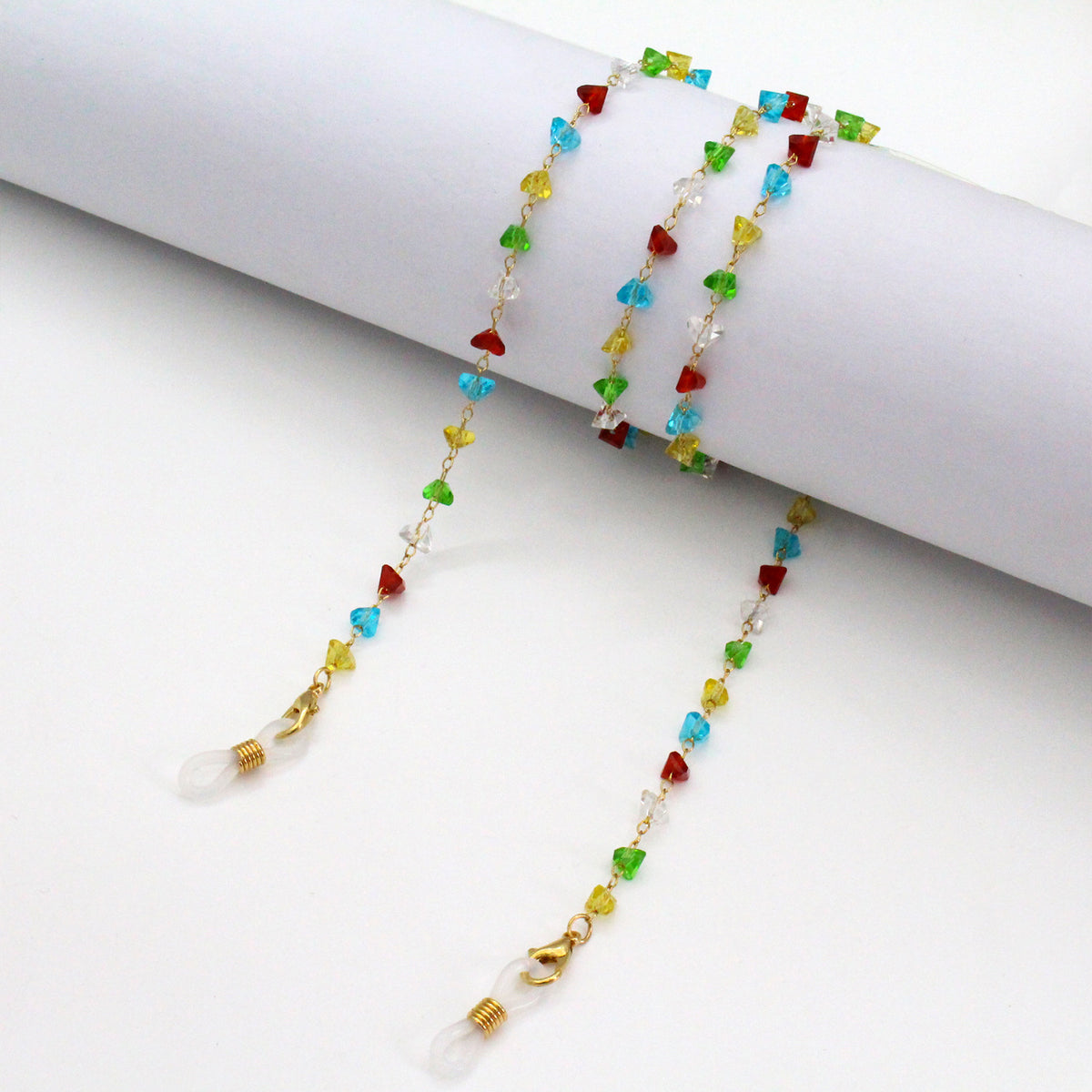 Künstlerische Edelstein Brille Kette Brehn