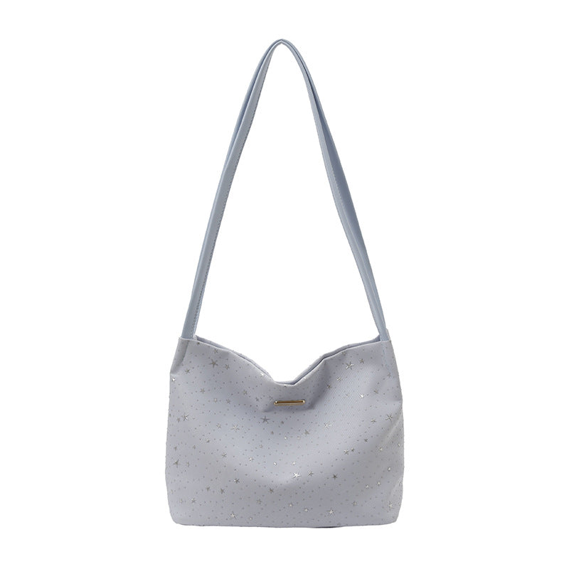 WoStellar Gemusterte Schultertasche Brehn