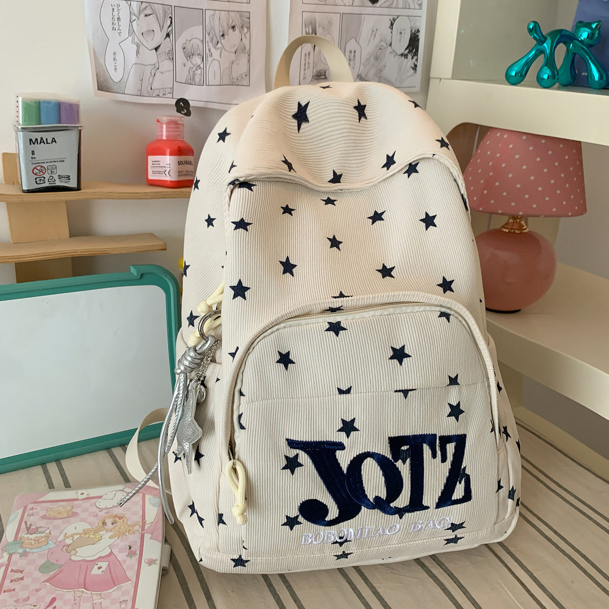 Stylische Sternenbedruckte Rucksack Brehn