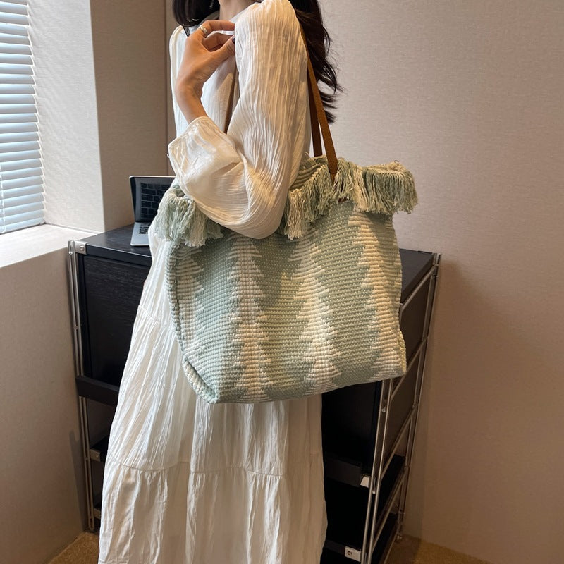 Bohemian handgewebte Tragetasche