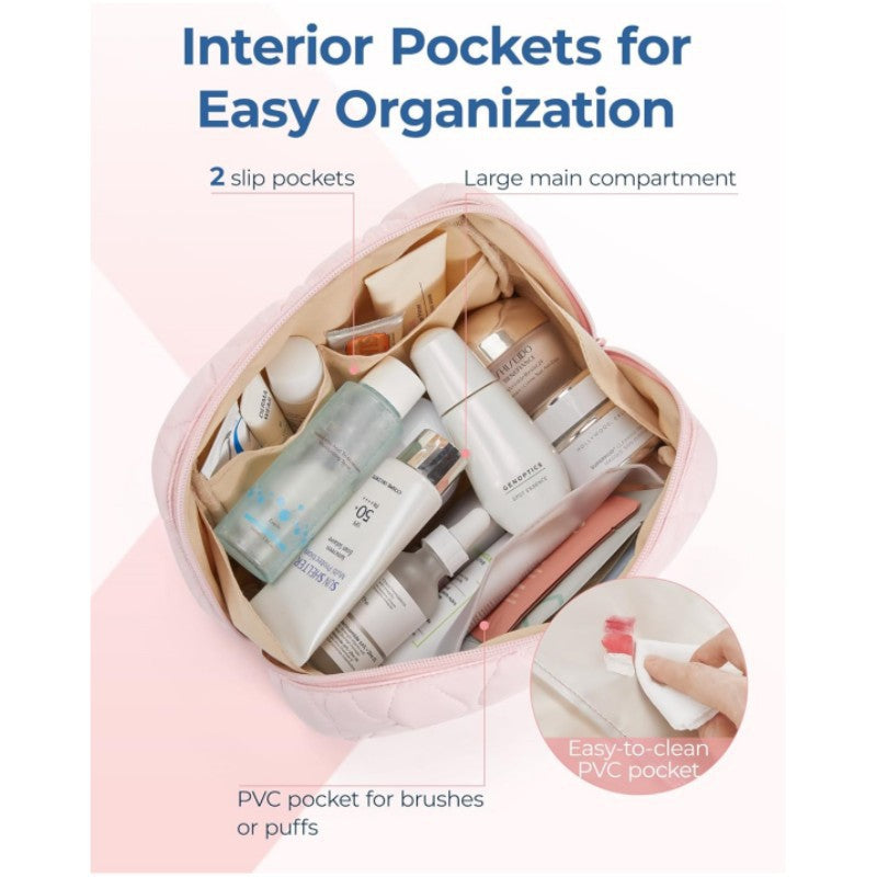 Kosmetik-Organizer Tasche mit Quermuster Brehn