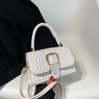 Gesteppt Strukturierte Handtasche