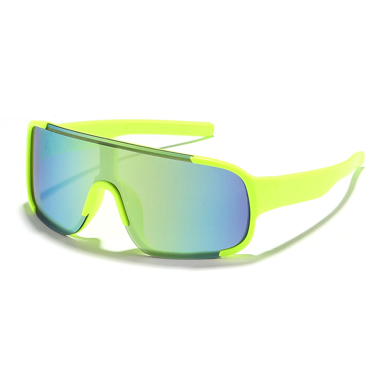Damen Sportliche Shield-Sonnenbrille Brehn