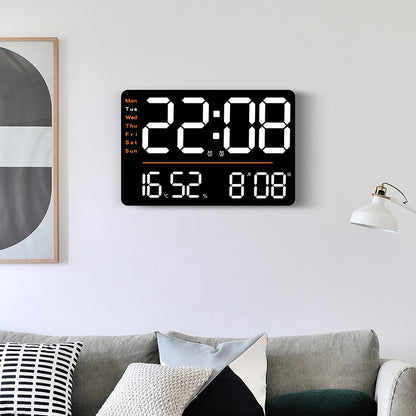 Digitaler Alarmwecker mit multifunktionaler Temperatur- und Wochentagsanzeige Brehn