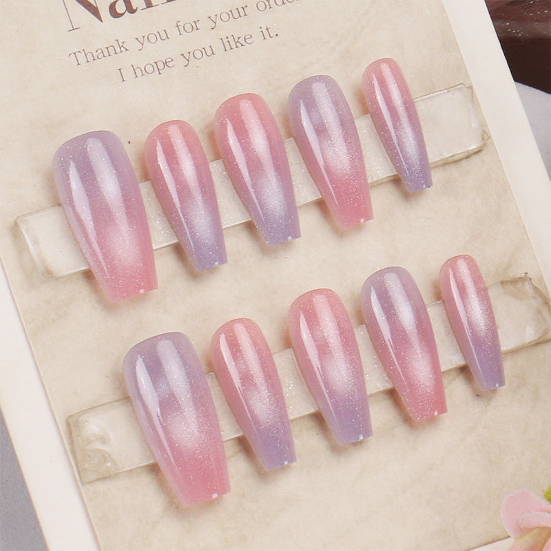 Ombre Stiletto Nagelset Brehn