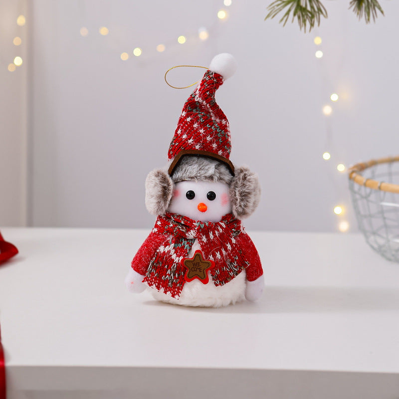 Dekorative Schneemann Figur Brehn