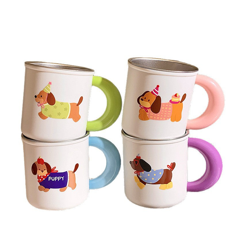 Keramiktasse mit Verspieltem Hundemotiv Brehn
