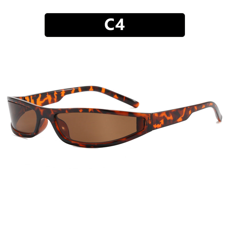 Damen sportliche Sonnenbrille mit flachem, aerodynamischem Design und UV-Schutz Brehn