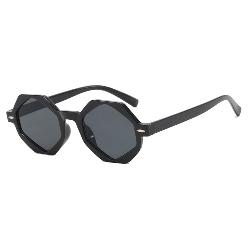 Damen trendige Sonnenbrille im modernen Achtkant-Design Brehn