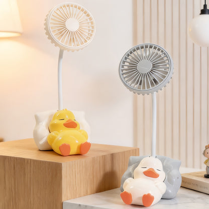 Damen innovativer Tischventilator mit niedlichem Enten-Design Brehn