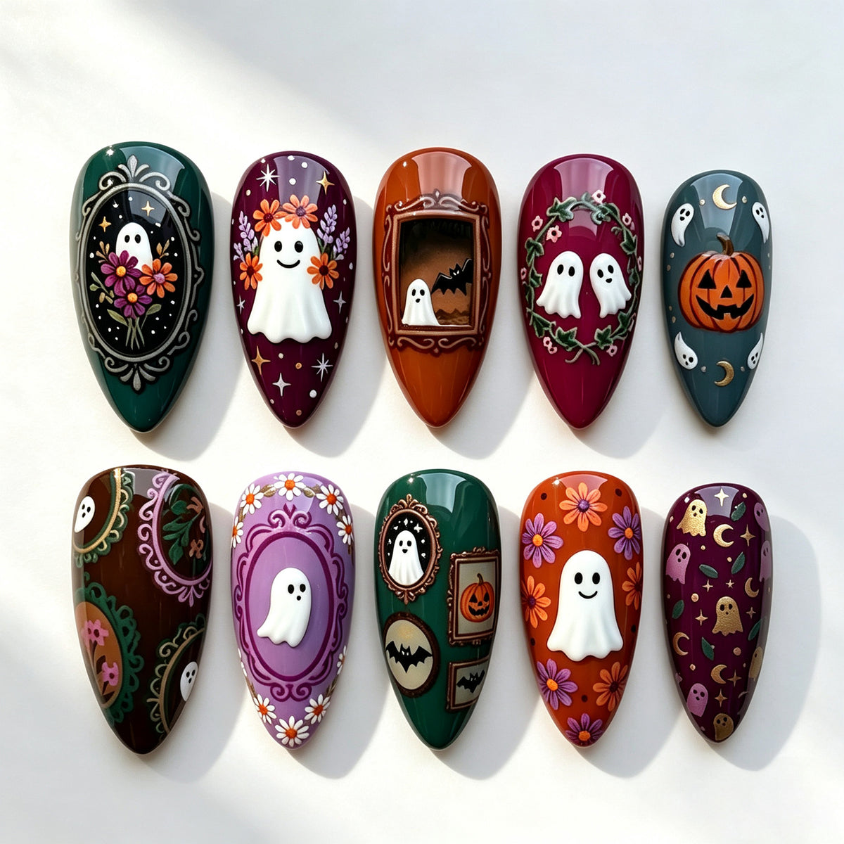 Dekoratives Press-On Nagelset