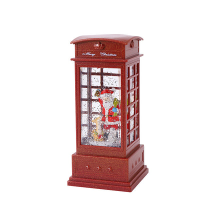 Nostalgische Weihnachtslaterne mit Schneemann-Motiv Brehn