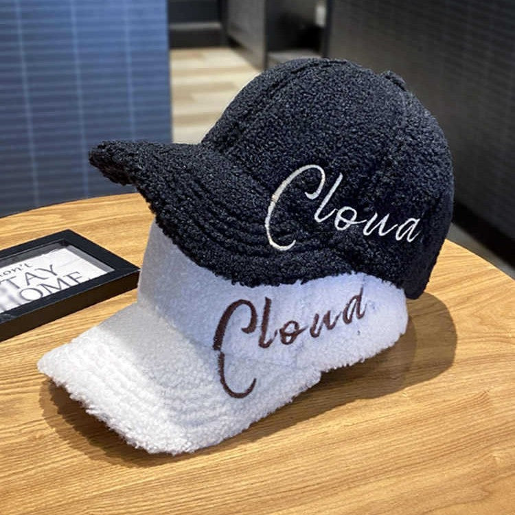 Damen Fluffy Texturierte Baseballmütze Brehn