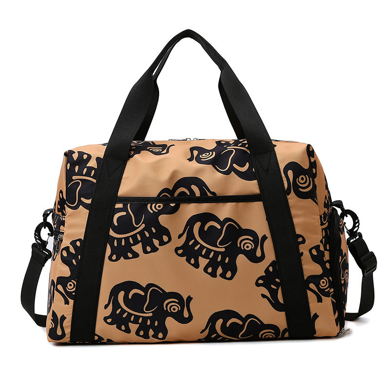 Sportliche Reisetasche mit Verspieltem Elefantenmuster Brehn