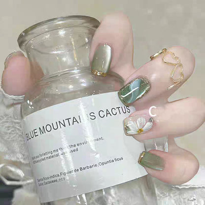 Niedliches Bären-Thema Press-On Nagelset Brehn