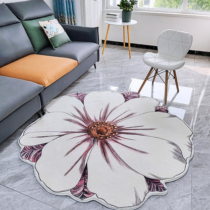 Blumenförmiger Teppich Brehn