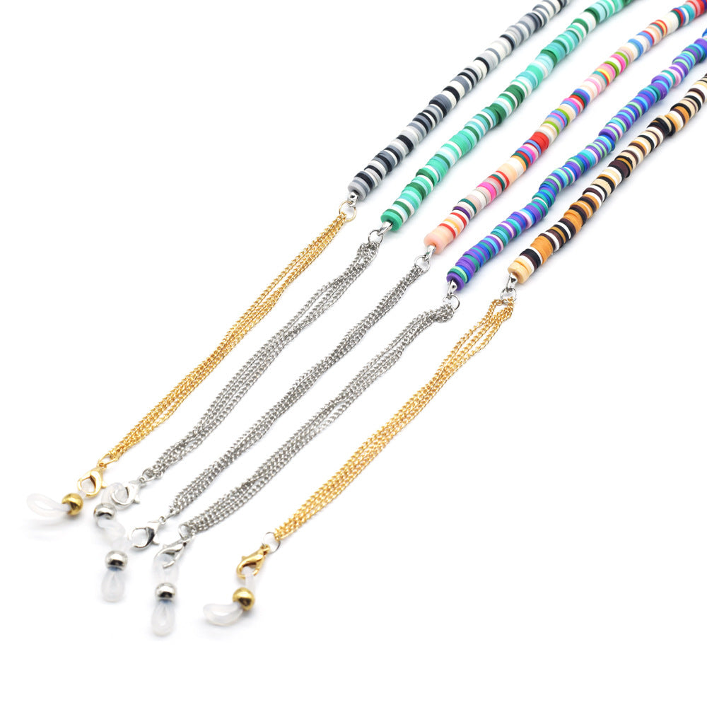 Bunte Perlen Brille Kette Brehn 1786692423