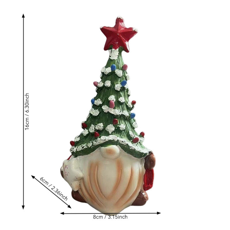 Dekorative Weihnachtsmann Statue Brehn