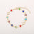 Farbige Edelstein verstellbare Armband Brehn