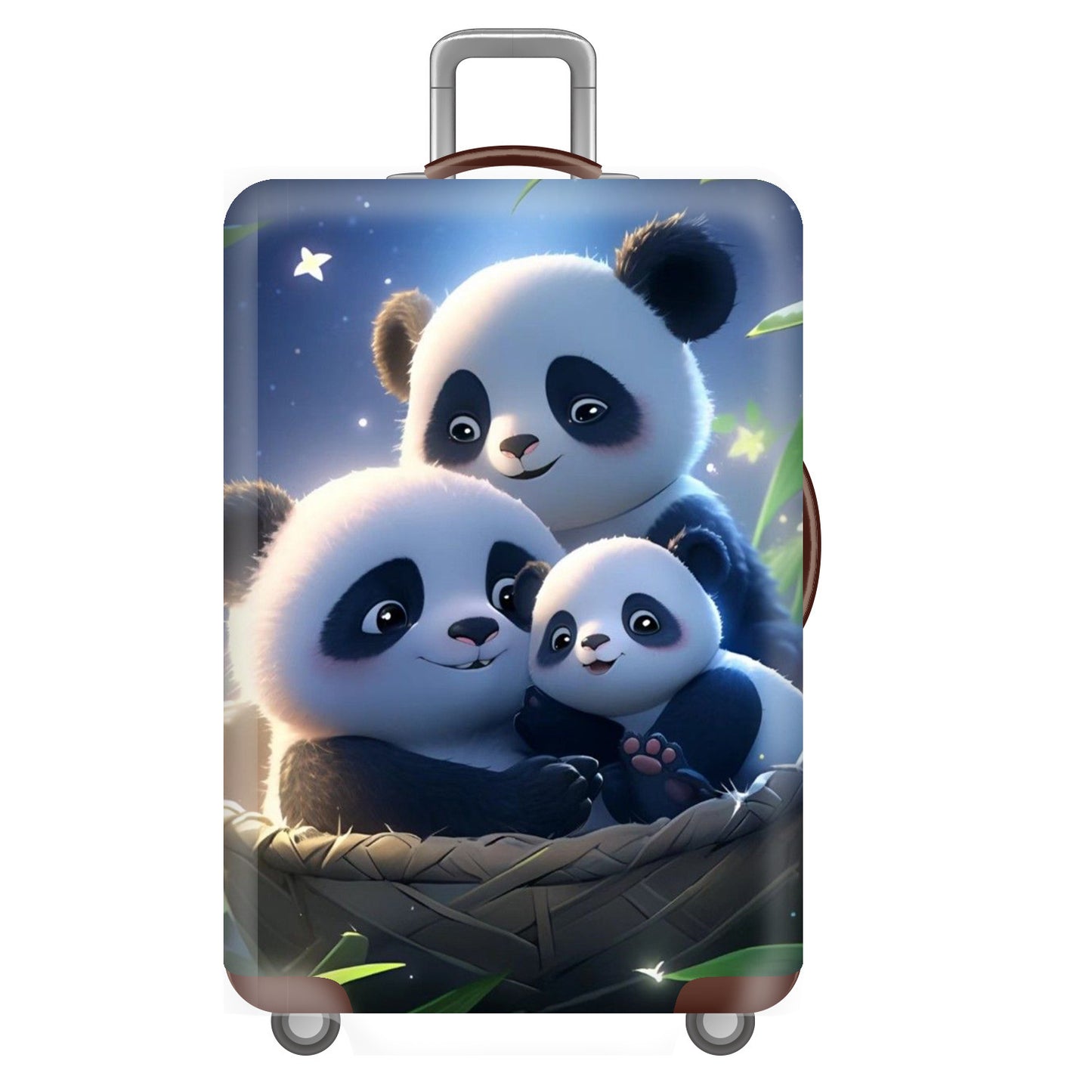 Unisex Hartschalenreisekoffer mit verspieltem Pandadesign Brehn
