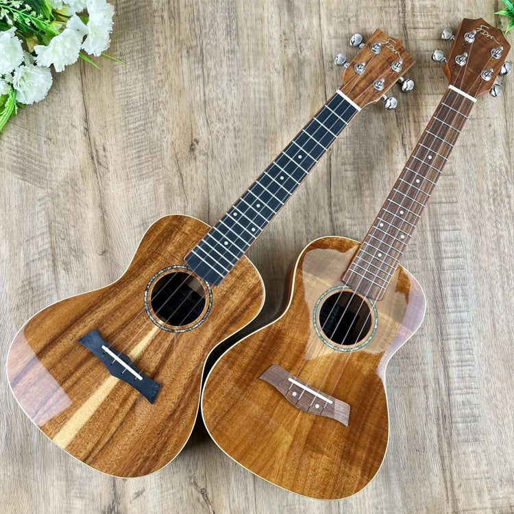 Premium Massivholz Konzert Ukulele Brehn