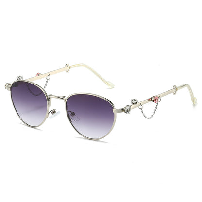 Dekorative Strass Katzenaugen-Sonnenbrille Brehn