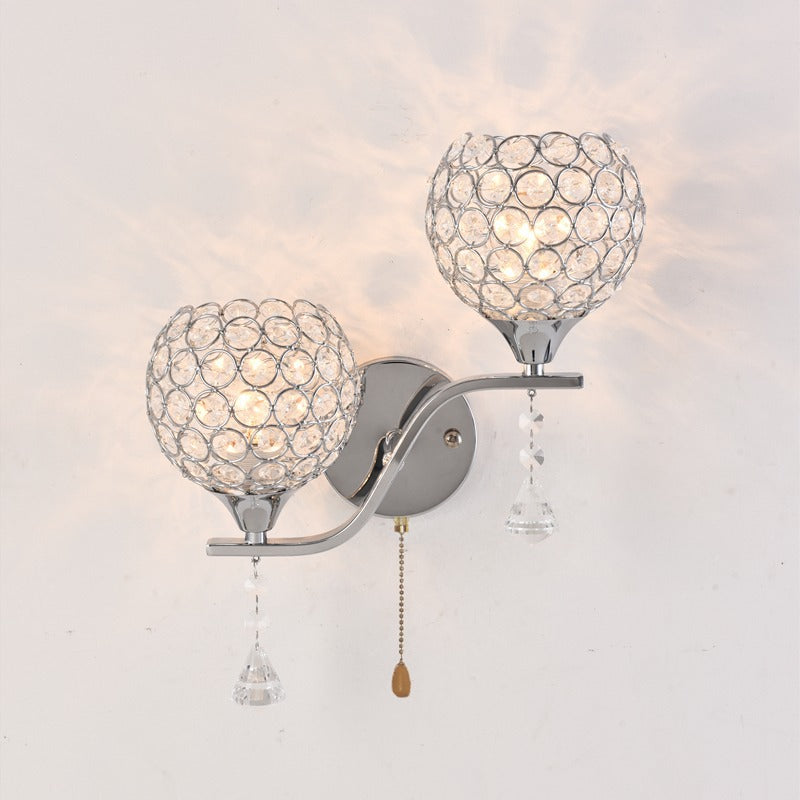 Kristallakzent-Wandlampe