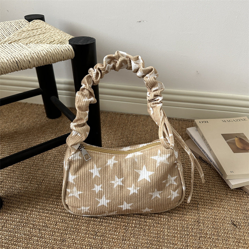 Stylishe Sternenprint-Handtasche