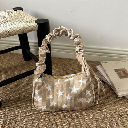 Stylishe Sternenprint-Handtasche
