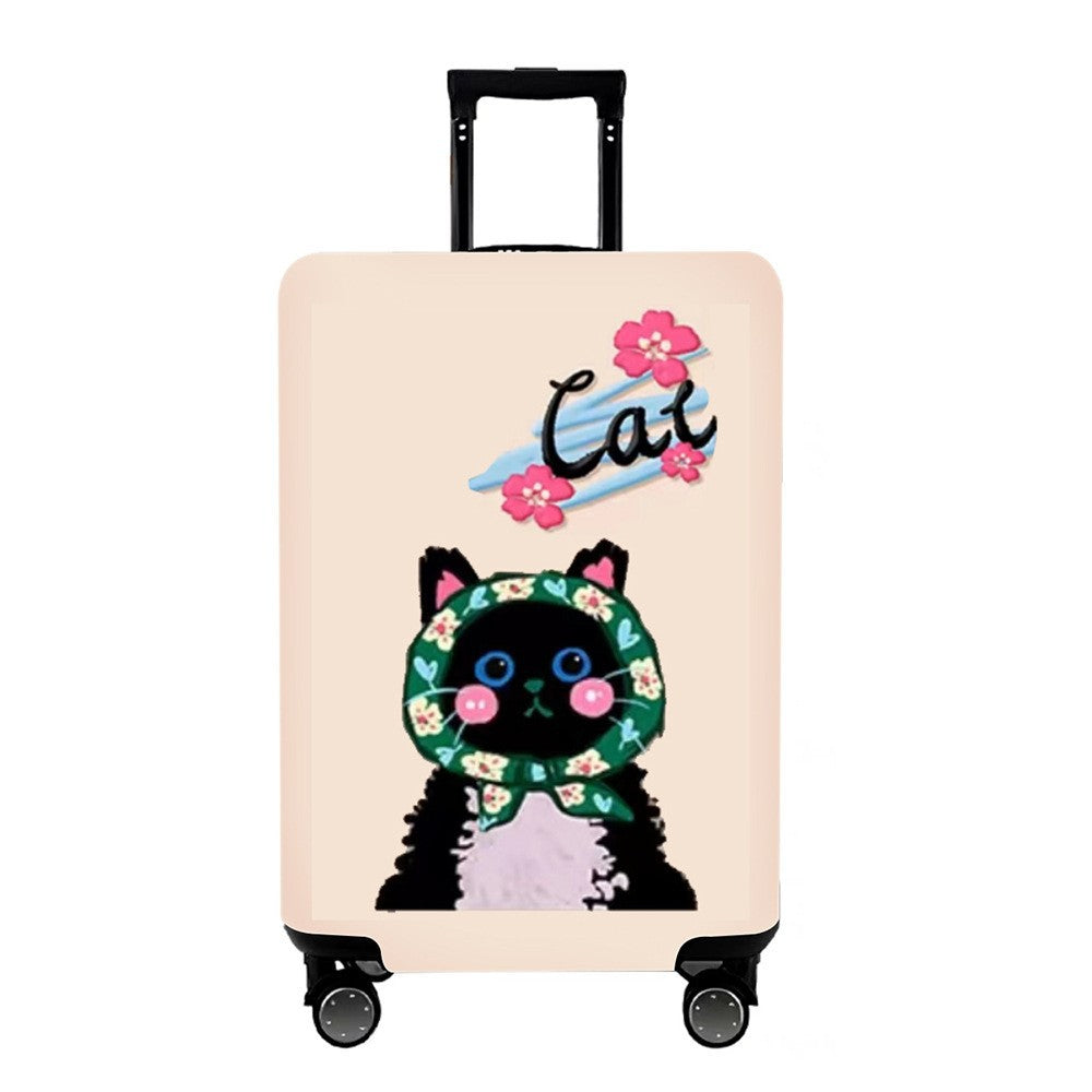 Unisex Hartschalenreisekoffer mit buntem Monsterdesign Brehn