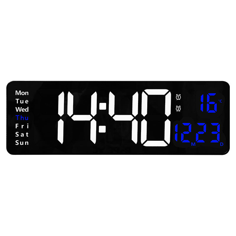 Digitaler Wandwecker mit Multifunktionalem Led-Display Brehn
