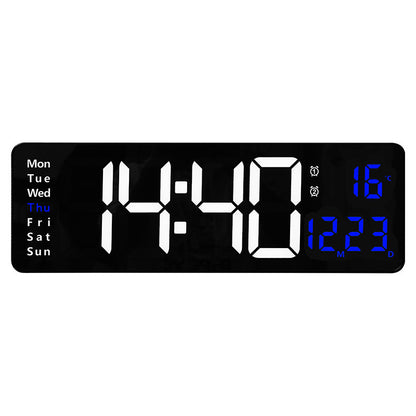 Digitaler Wandwecker mit Multifunktionalem Led-Display Brehn