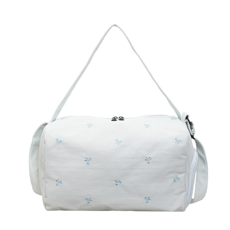 Stilvolle bestickte Sport-Duffle-Tasche