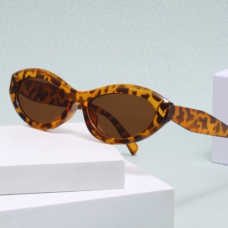 Damen Cat-Eye Sonnenbrille mit breitem Rahmen und UV-Schutz Brehn
