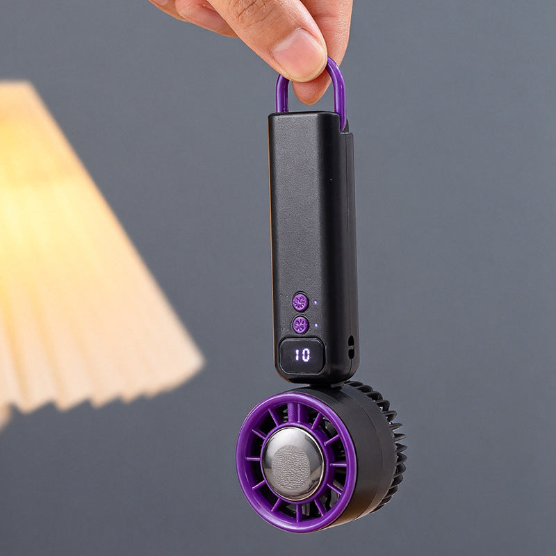 Frauen tragbarer USB-Handventilator mit digitaler Steuerungsanzeige Brehn