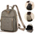 Stylische gesteppt Nylon Rucksack Brehn