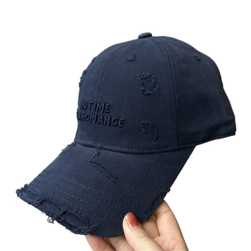 Damen Distressed Baumwoll-Basisballmütze Brehn