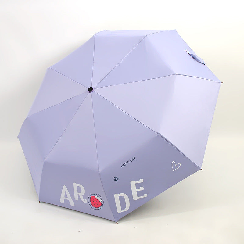 Damen Faltbarer Regenschirm mit fröhlichem Design Brehn