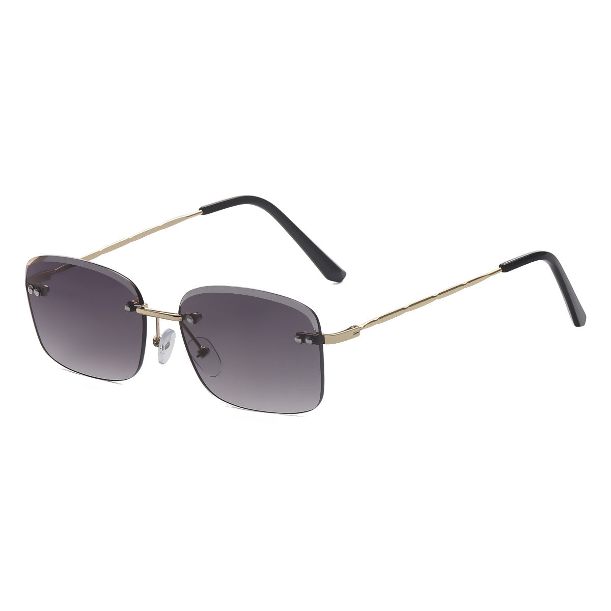 Damen quadratische Sonnenbrille mit polarisierenden Gläsern und elegantem Metallrahmen Brehn