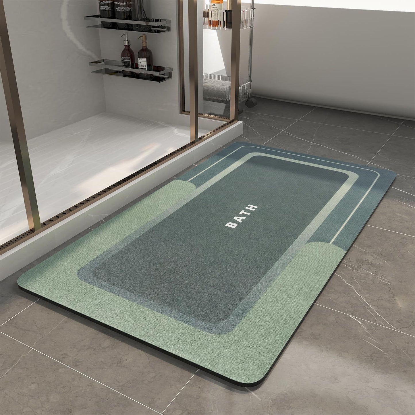 Luxuriöse weiche Badematte Brehn