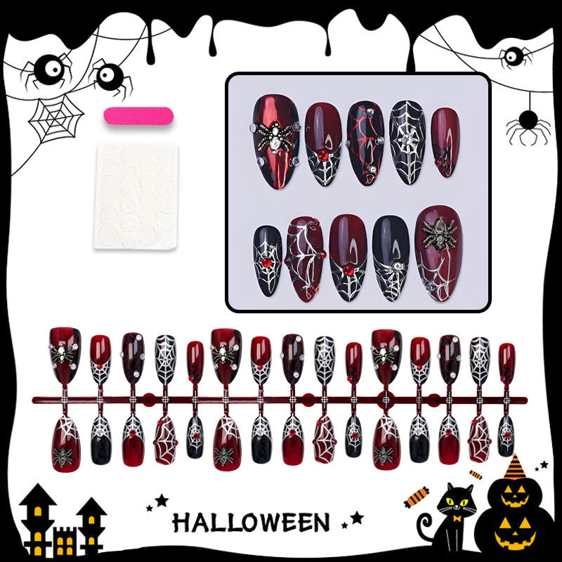 Kunstnagelset mit Halloween-Motiven Brehn