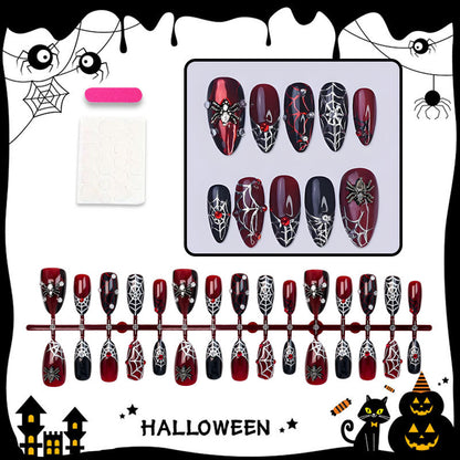 Kunstnagelset mit Halloween-Motiven Brehn