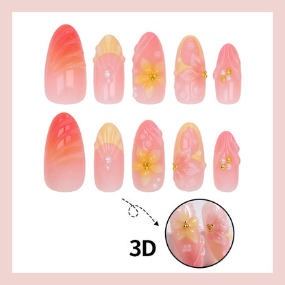 Kunstvoll Verzierte Nagelspitzen Brehn