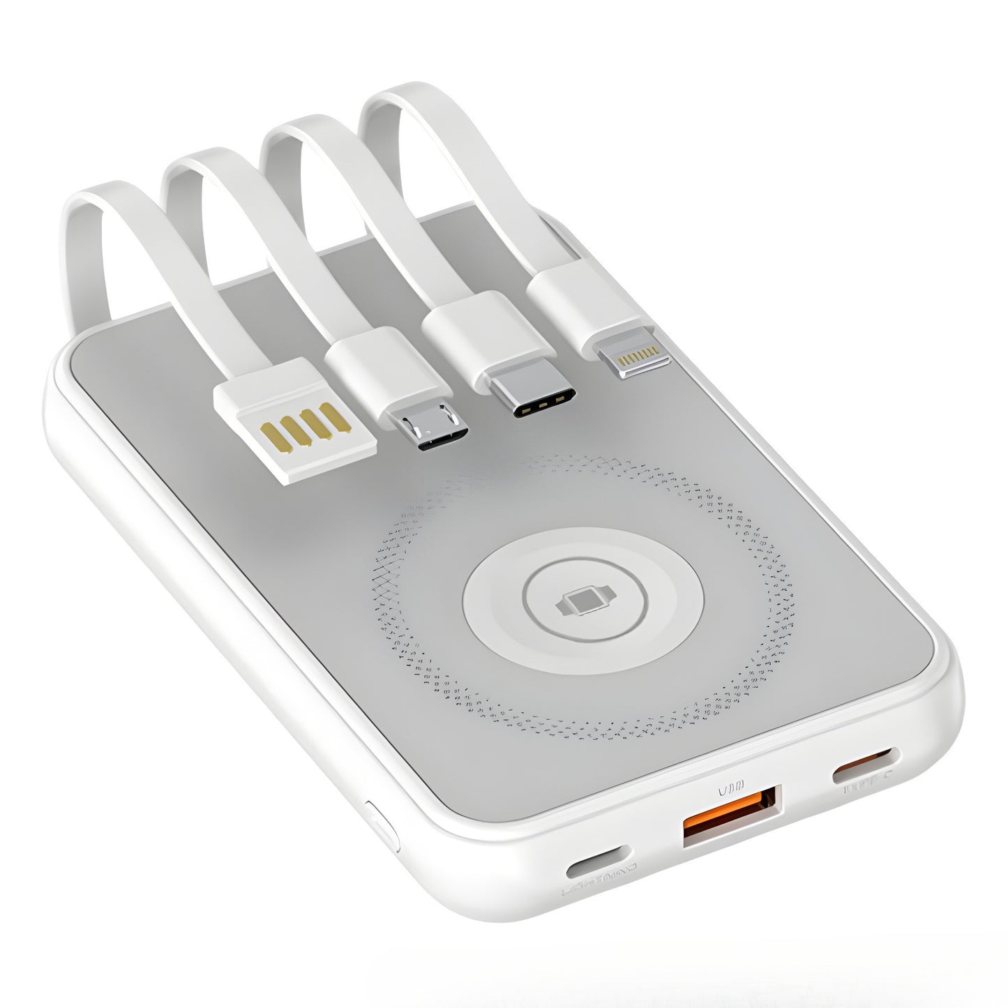 Tragbare Powerbank mit kabelloser Ladefunktion und integrierter Smart-Technologie Brehn