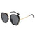 Damen Modische Oversized-Sonnenbrille mit eleganter Rahmenstruktur Brehn