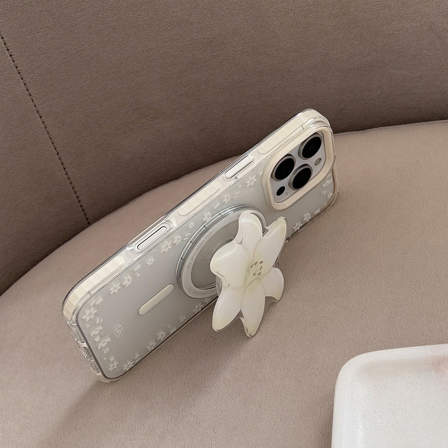 Luxus Handspiegel im floralen Design Brehn